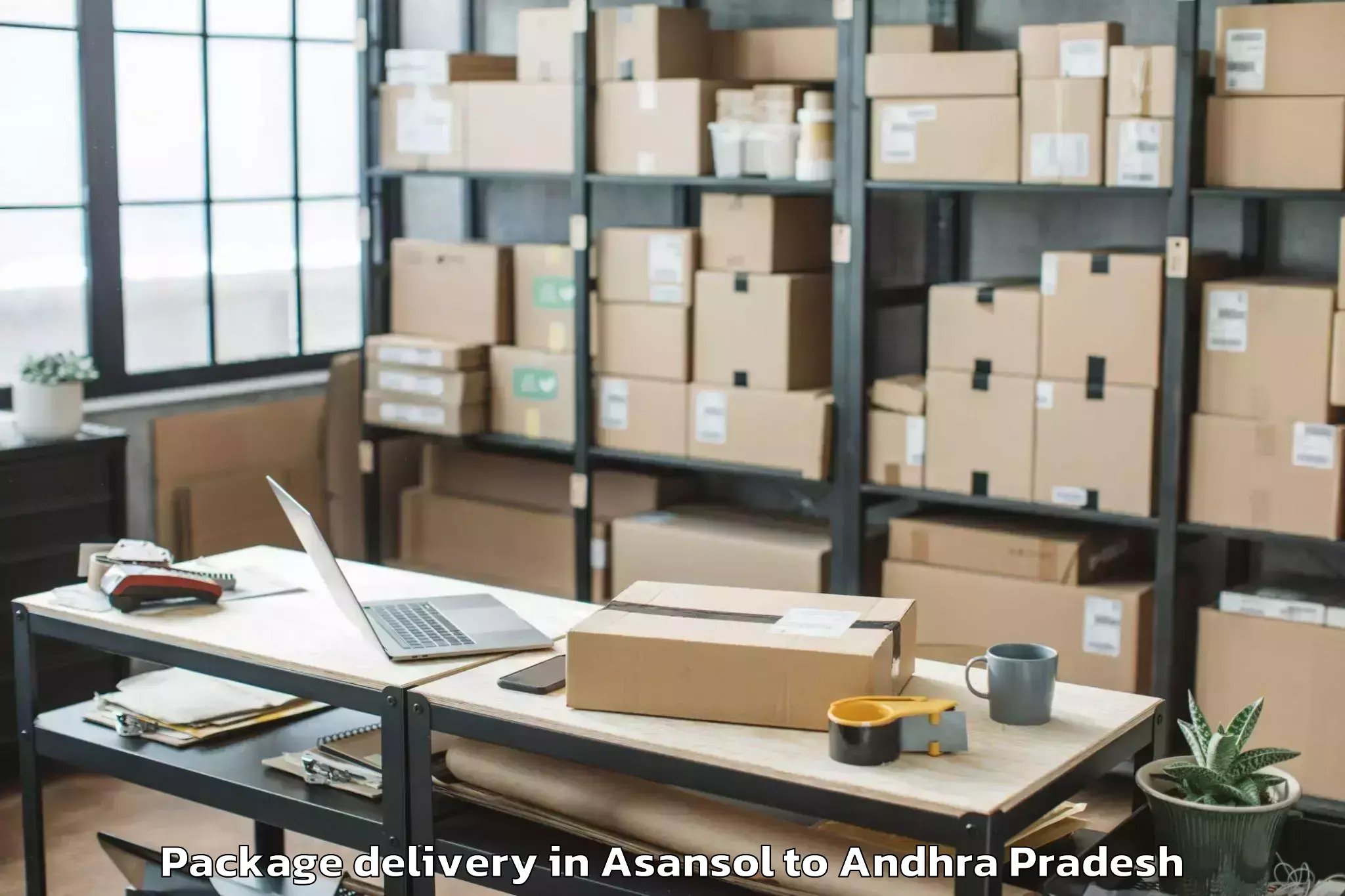 Trusted Asansol to Ganapavaram Package Delivery